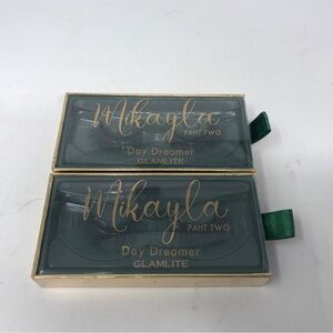 Glamlite Mikayla Paht Two False Eyelashes Set Day Dreamer Lashes X2